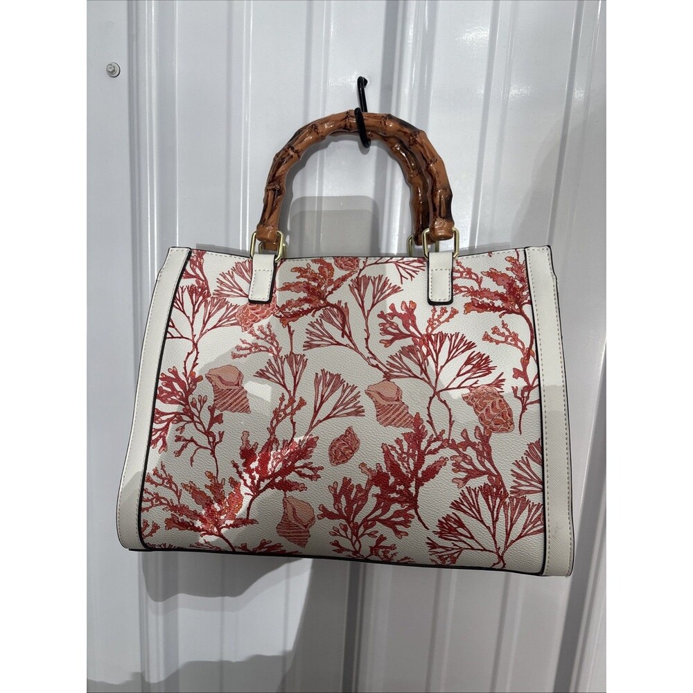 Coral And Seashell Nautical Purse By Liz Claiborne EUC